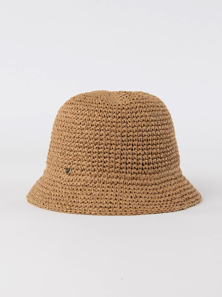 Rusty Galia Crushable Bucket Hat CARAMEL S / M 