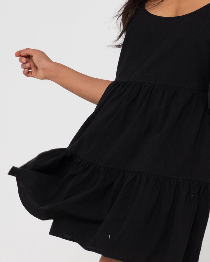 Rusty Heather Tiered Slip Dress 