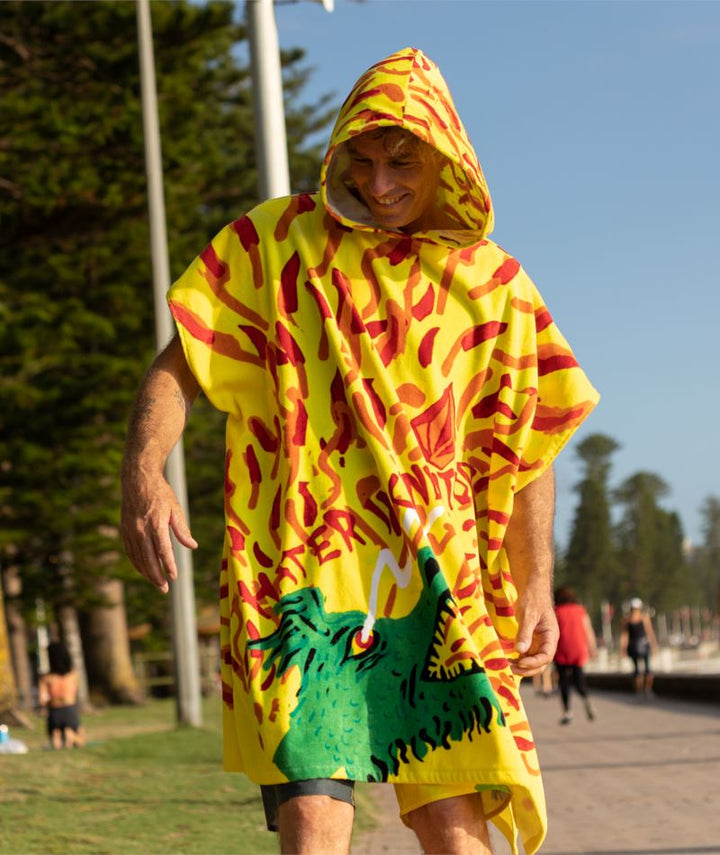 Volcom Featured Artist Ozzy Wrong Hooded Towel 
